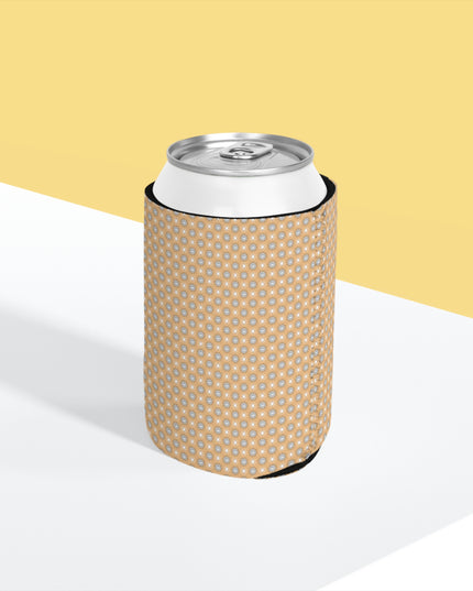 Tan Sunset Star-crossed Bodies 12 oz Can Cooler Sleeve
