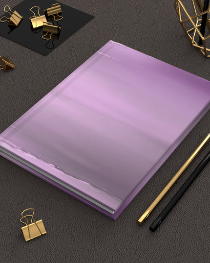 Dark Pink Sea Amethyst Fog 5.75" x 8" Hardcover Journal Matte with 150 lined pages