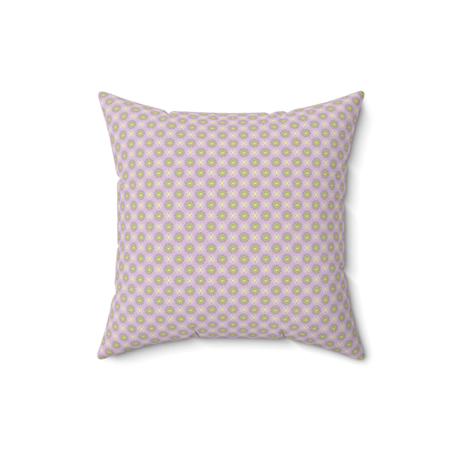 Magenta Star-crossed Bodies Faux Suede Square Pillow, 16" x 16"