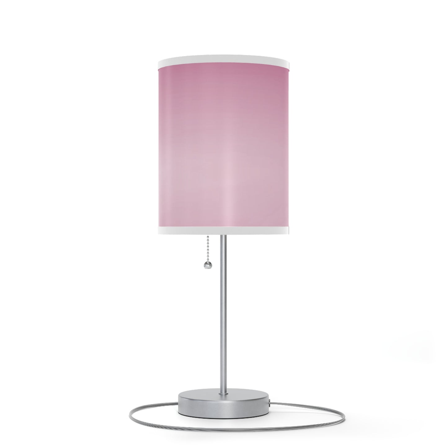 Pink Blush Fade Table Lamp on a White or Silver Stand, US|CA plug