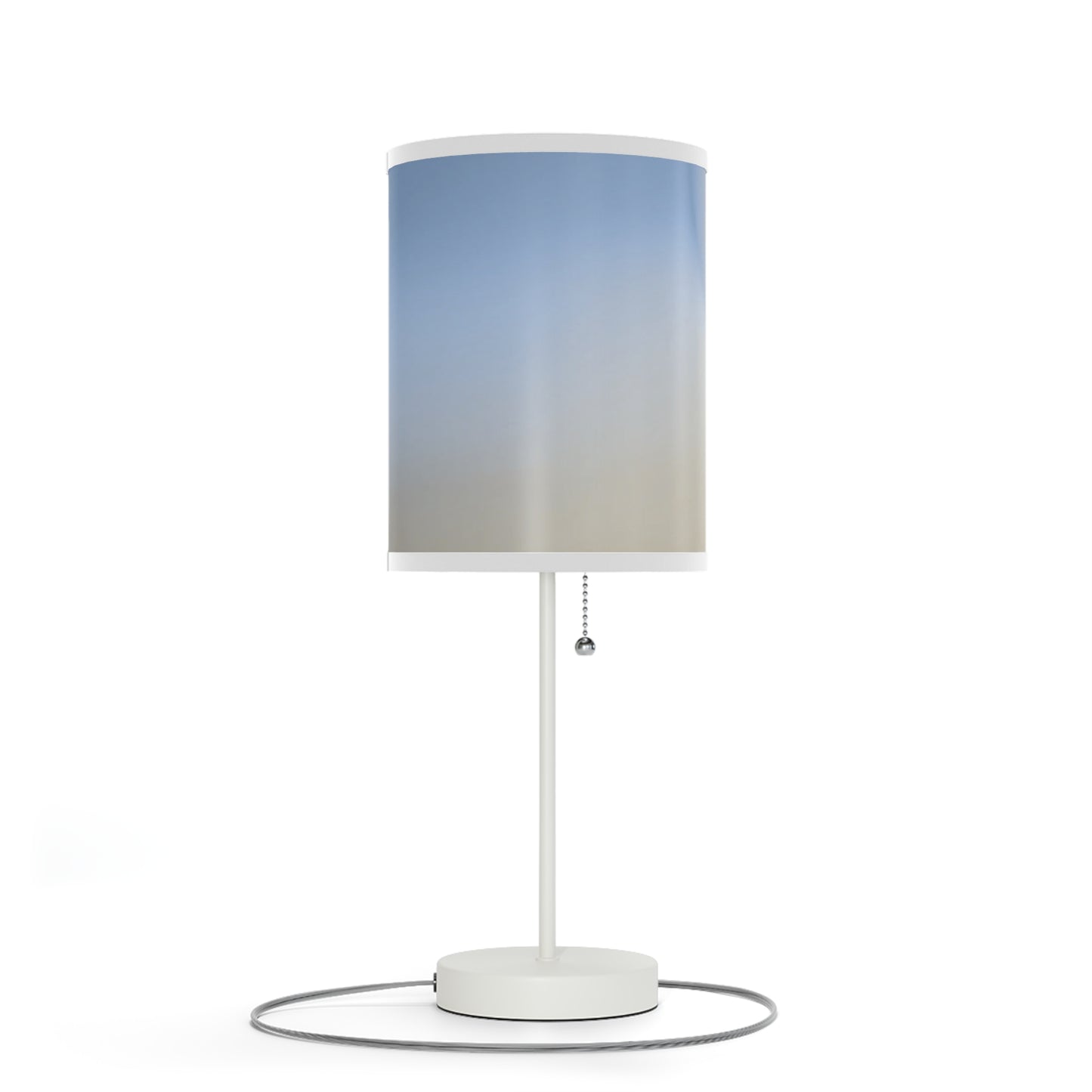 Cobalt Fade Table Lamp on a White or Silver Stand, US|CA plug