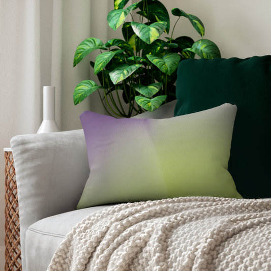 Purple Golden Fade Spun Polyester Lumbar Pillow, 20" x 14"