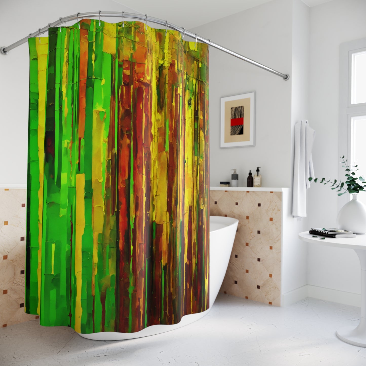Striped Beta Shower Curtains, 71" x 74"