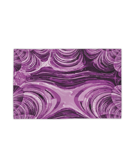 Uzi Spiral Powder Lavender Beach Towel, 18" x 27"