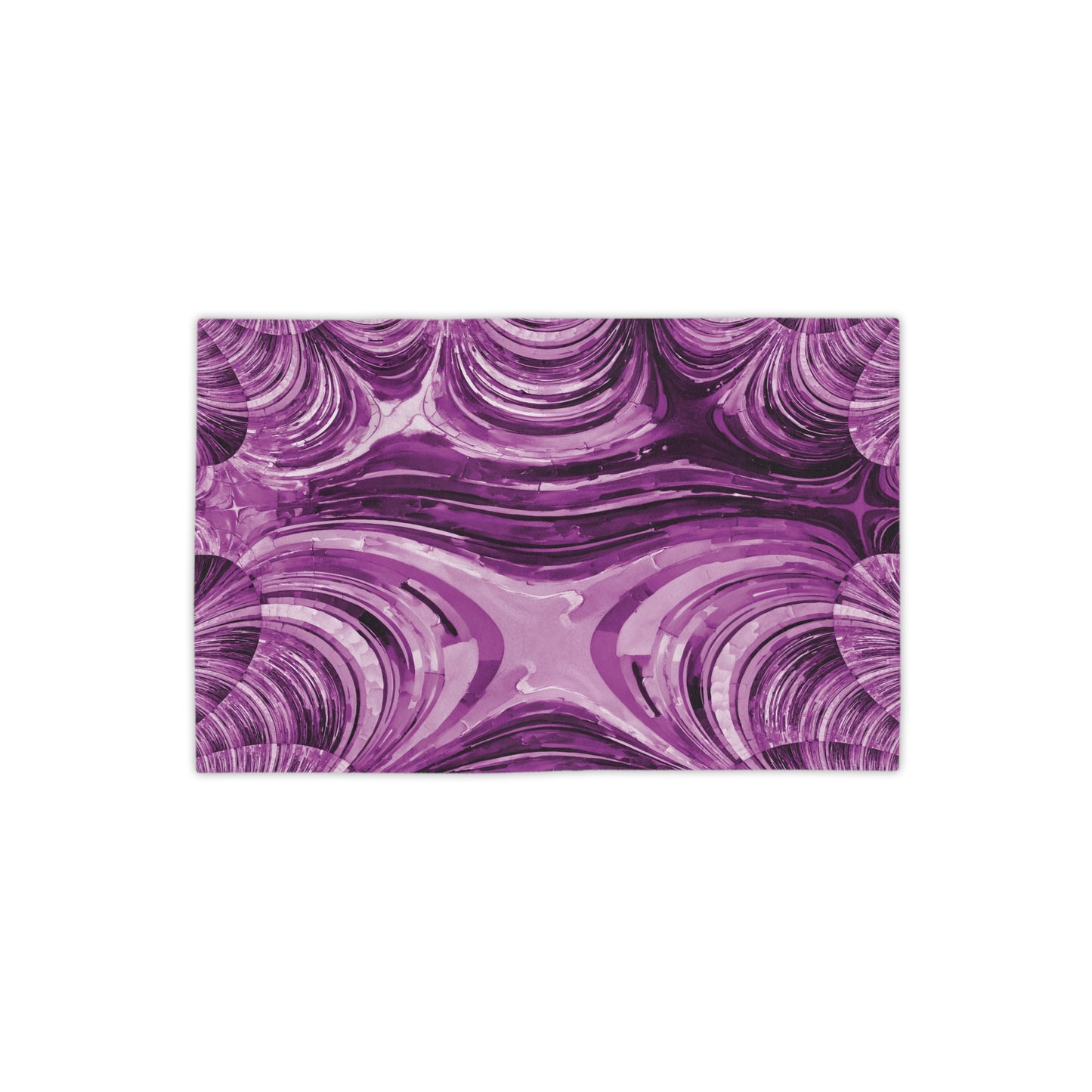 Uzi Spiral Powder Lavender Beach Towel, 18" x 27"