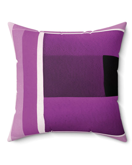 Magenta Shadow 20" x 20" Faux Suede Square Pillow