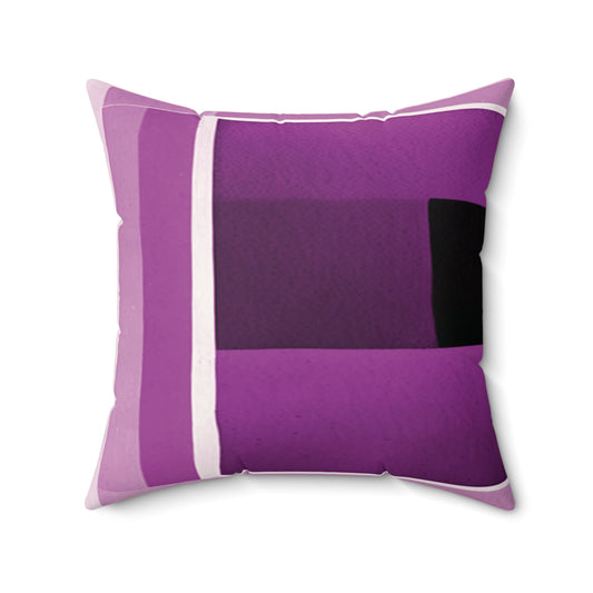 Magenta Shadow 20" x 20" Faux Suede Square Pillow