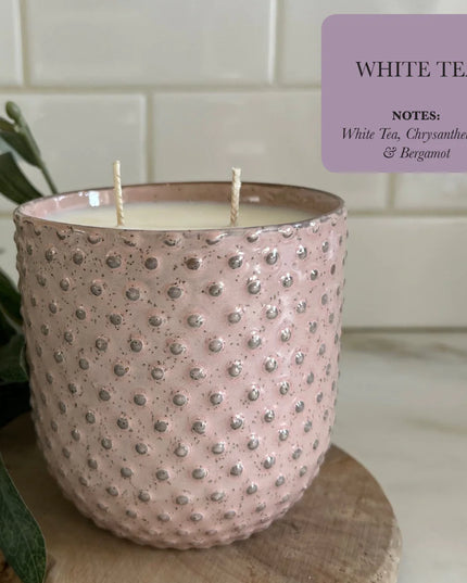 Spring Home Decor Dusty Pink Limited Edition Soy Candle by TLC Candle Co.