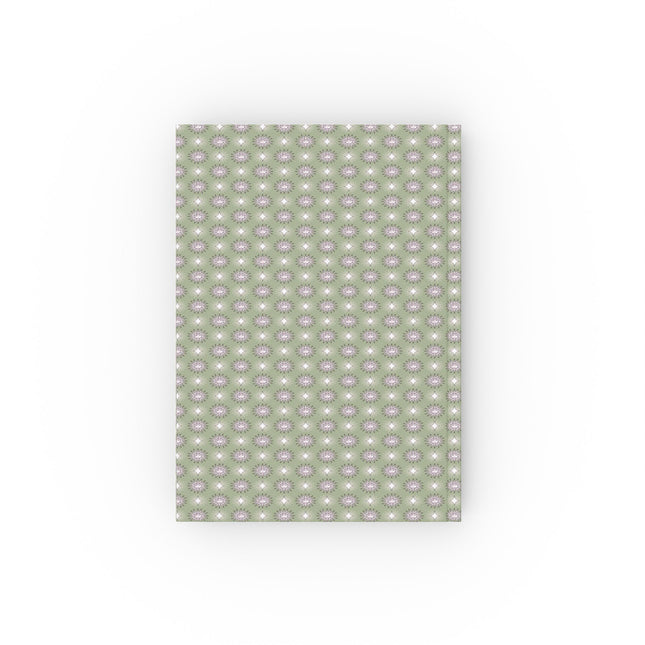 Olive Star-crossed Bodies Hard Backed Journal with 128 blank pages, 5.2" x 7.4"