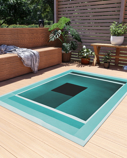 Tif Shadow Outdoor Rug, 60" x 84"