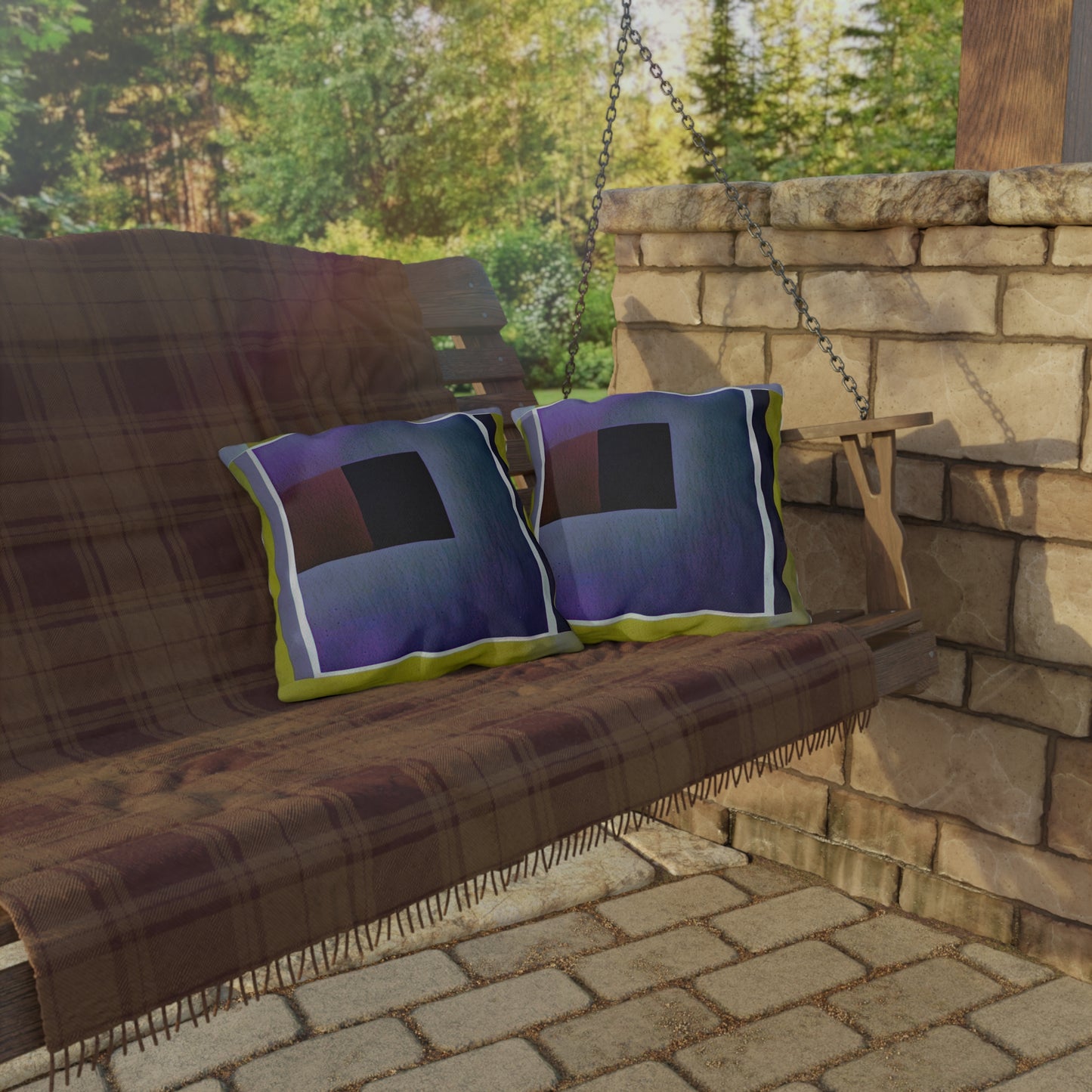 Zeta Shadow 16" x 16" Outdoor Pillow