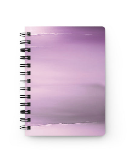 Dark Pink Sea Amethyst Fog Spiral Bound Journal, 5" x 7" 150 pages