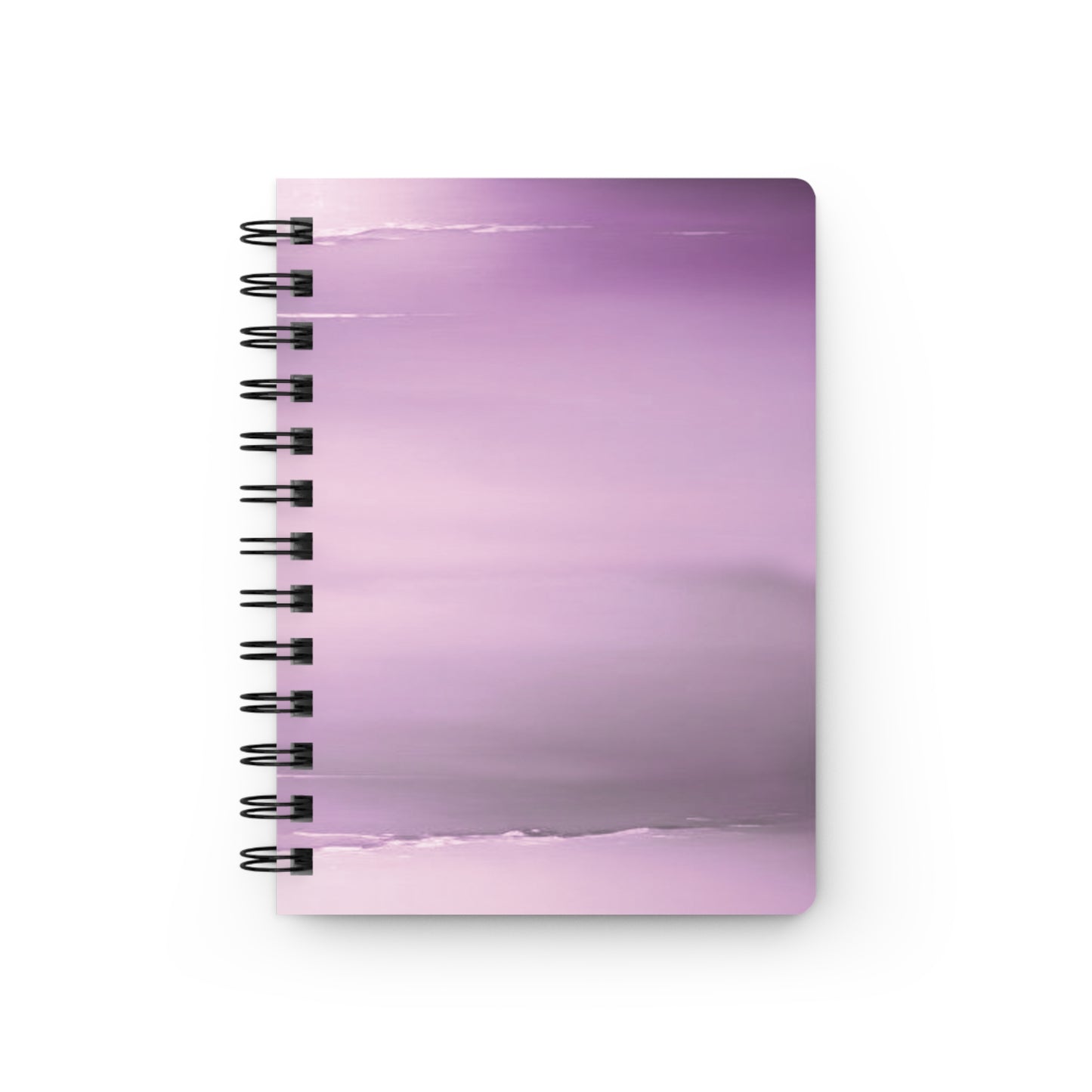 Dark Pink Sea Amethyst Fog Spiral Bound Journal, 5" x 7" 150 pages