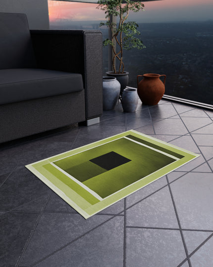Lemongrass Shadow Outdoor Rug, 24" x 36"