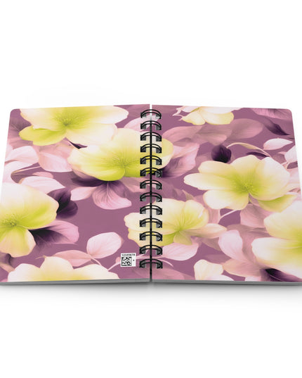 Lemon Blossom Floral Bunch Bound Journal, 5" x 7" 150 pages