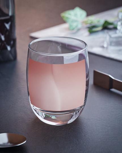 Rose Red Fade Whiskey Glass, 6 oz