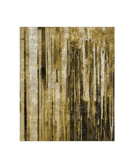 Striped Light Brown 50" x 60" Crushed Velvet Blanket