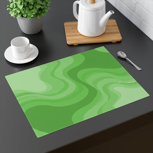Greenie Meanie Wavey Placemat, 1 pc