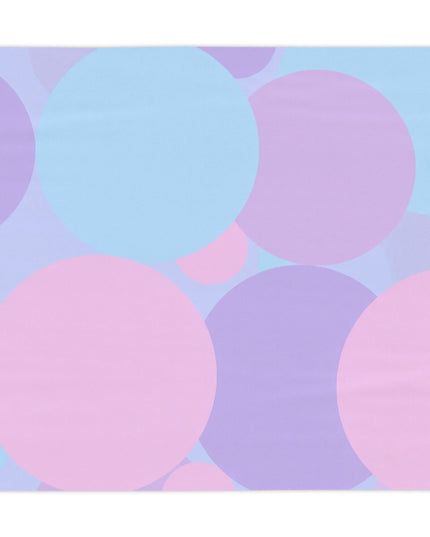 Pastel Purple and Mauve Patches Tablecloth, 55" x 55"