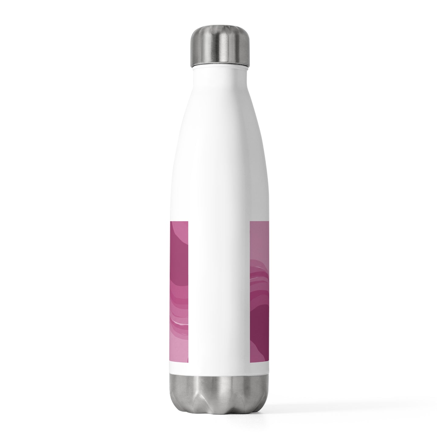 Pinky Mauve Wavey 20oz Insulated Water Bottle