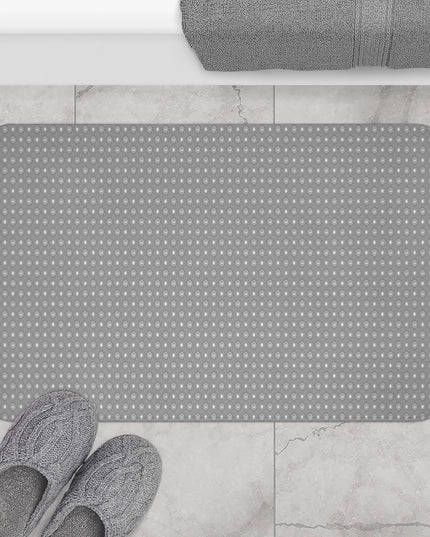 Desaturated Star-crossed Bodies 34" x 21" Bath Mat