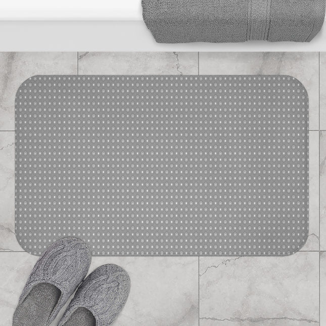Desaturated Star-crossed Bodies 34" x 21" Bath Mat