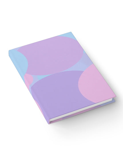 Pastel Purple and Mauve Patches 5" x 7" Journal - 128 Ruled Line pages