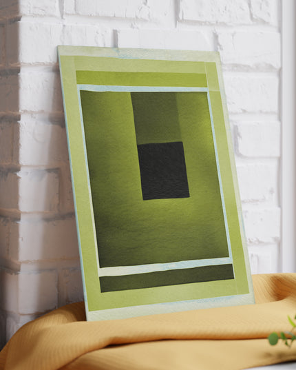 Lemongrass Shadow 8" x 11" Glass Cutting Board