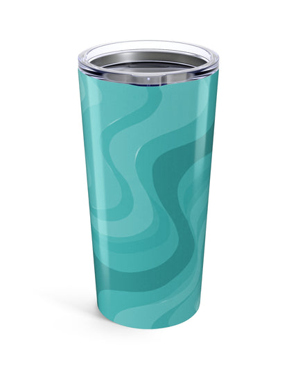 Tif Green Wavey Tumbler 20oz
