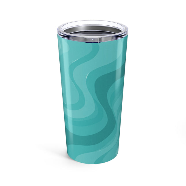 Tif Green Wavey Tumbler 20oz