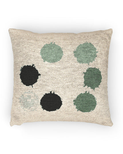 Mint Green Barrel Woven Pillow, 17" x 18"