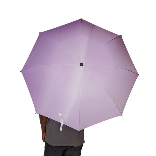 Soft Lavender Fade Foldable Umbrella - Compact & Chic