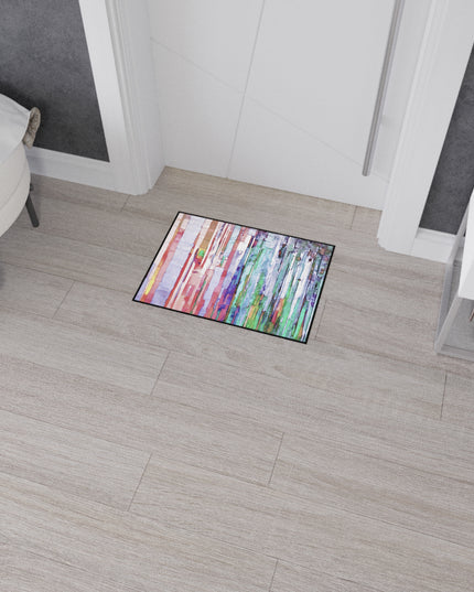 Striped Pastels 18" x 24" Heavy Duty Floor Mat