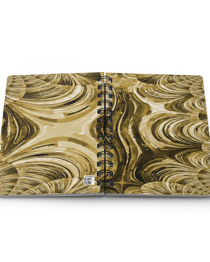 Uzi Spiral Light Brown Bound Journal, 5" x 7" 150 pages