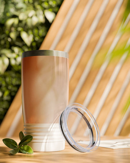 Soft Fade Ringneck Tumbler, 20oz in white