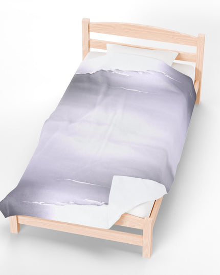 Sephia Sea Dark Fog Velveteen Plush Blanket, 60" x 80"