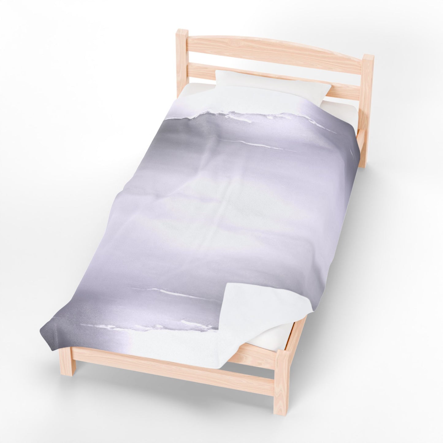 Sephia Sea Dark Fog Velveteen Plush Blanket, 60" x 80"