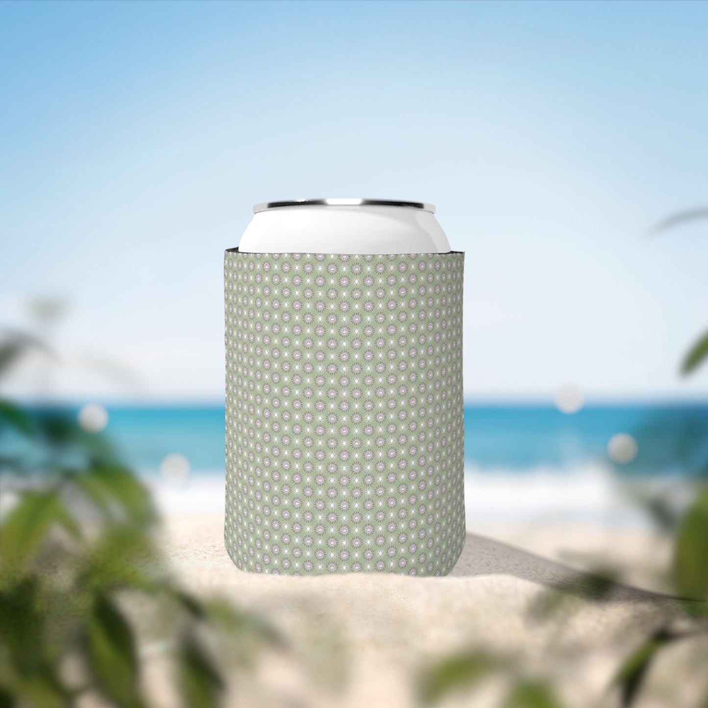 Olive Star-crossed Bodies 12 oz Can Cooler Sleeve