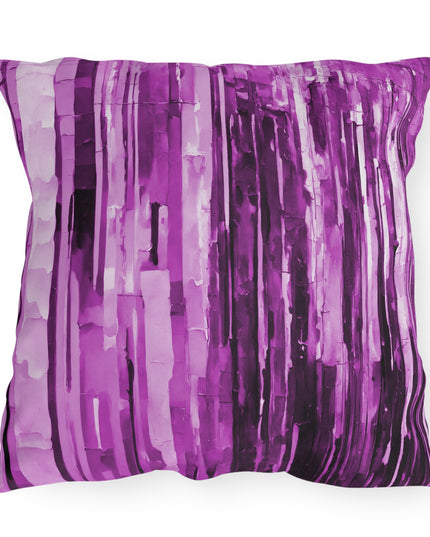 Striped Powder Lavender 20" x 20" Outdoor Pillow