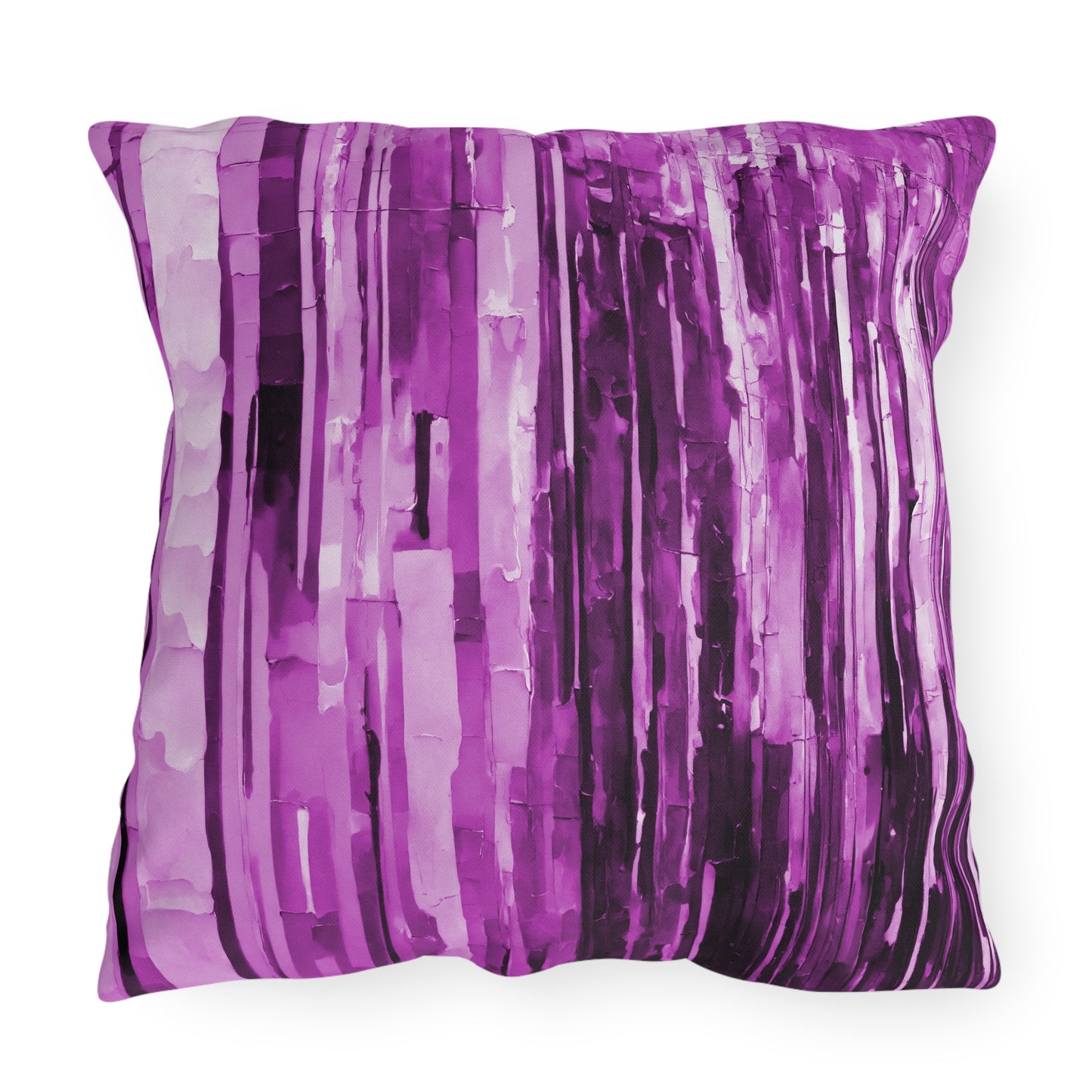 Striped Powder Lavender 20" x 20" Outdoor Pillow