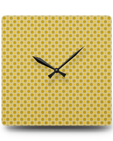 Lemongrass Star-crossed Bodies Acrylic Wall Clock, Round or Square, 10.75" x 10.75"