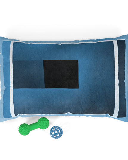 Blue Shadow 28" × 18" Pet Bed
