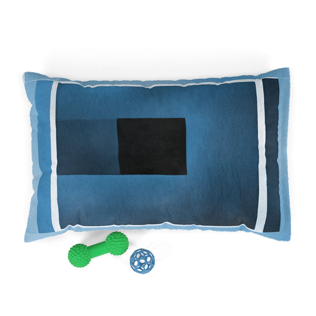 Blue Shadow 28" × 18" Pet Bed