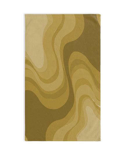 Brown Wavey Hand Towel, 16" x 28"