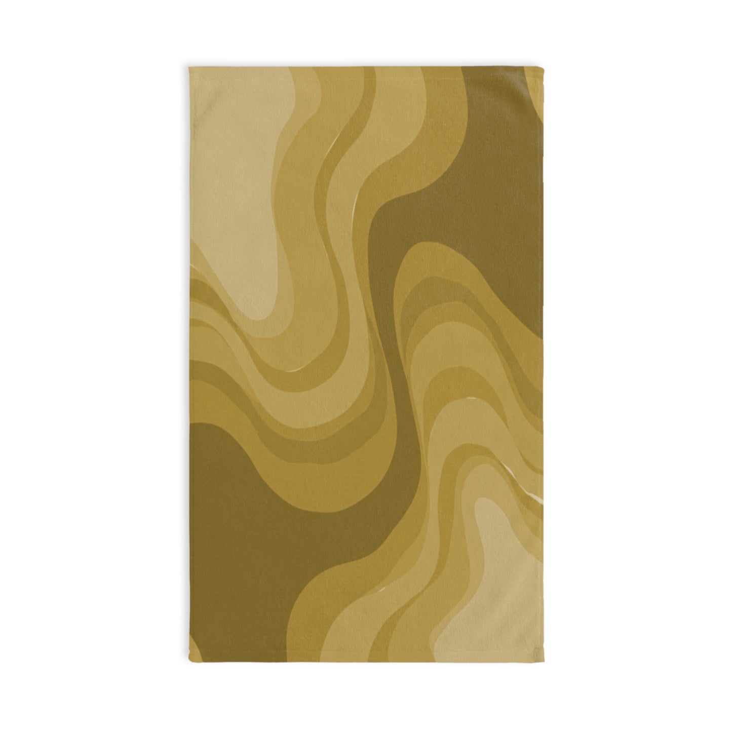 Brown Wavey Hand Towel, 16" x 28"