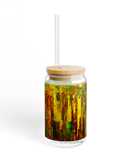 Striped Beta Sipper Glass, 16oz