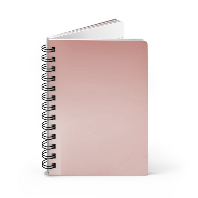 Rose Red Fade Spiral Bound Journal, 5" x 7" 150 pages