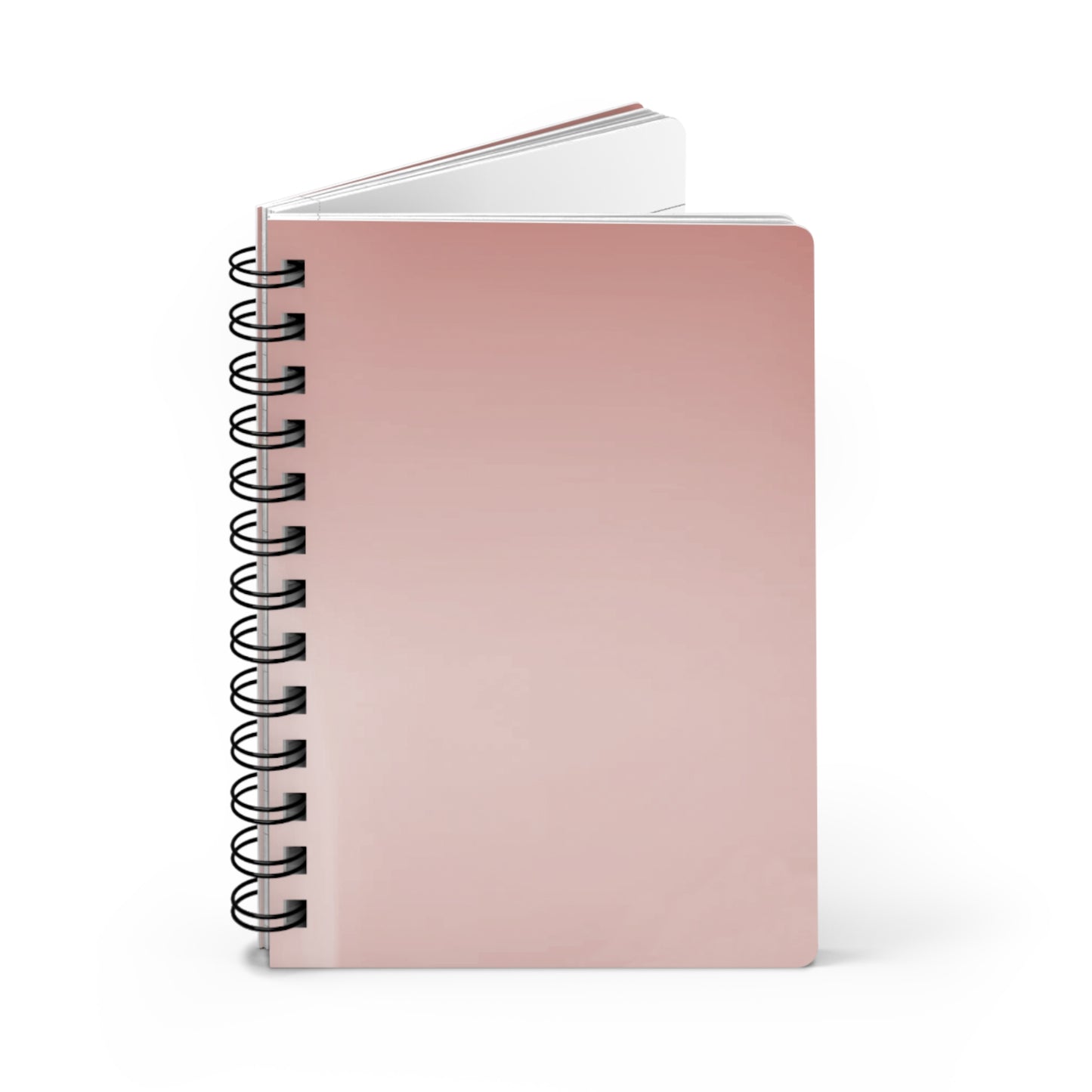 Rose Red Fade Spiral Bound Journal, 5" x 7" 150 pages