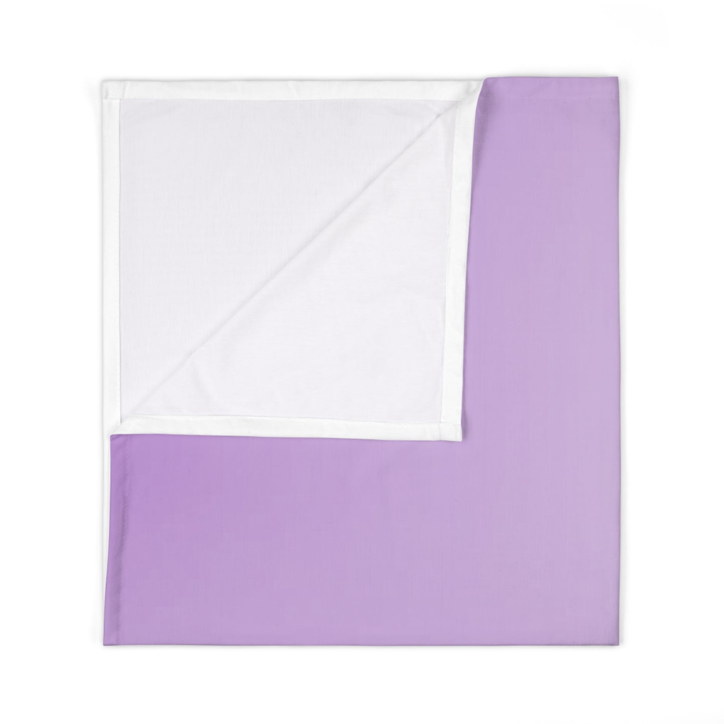 Soft Lavender Fade Baby Swaddle 30″×40″ Blanket