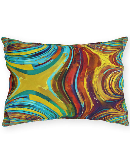 Uzi Spiral Alpha 20" x 14" Outdoor Pillow